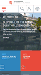 Mobile Screenshot of geoportail.lu
